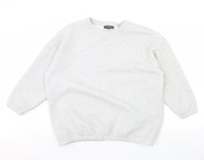 Primark Womens Grey   Pullover Jumper Size M