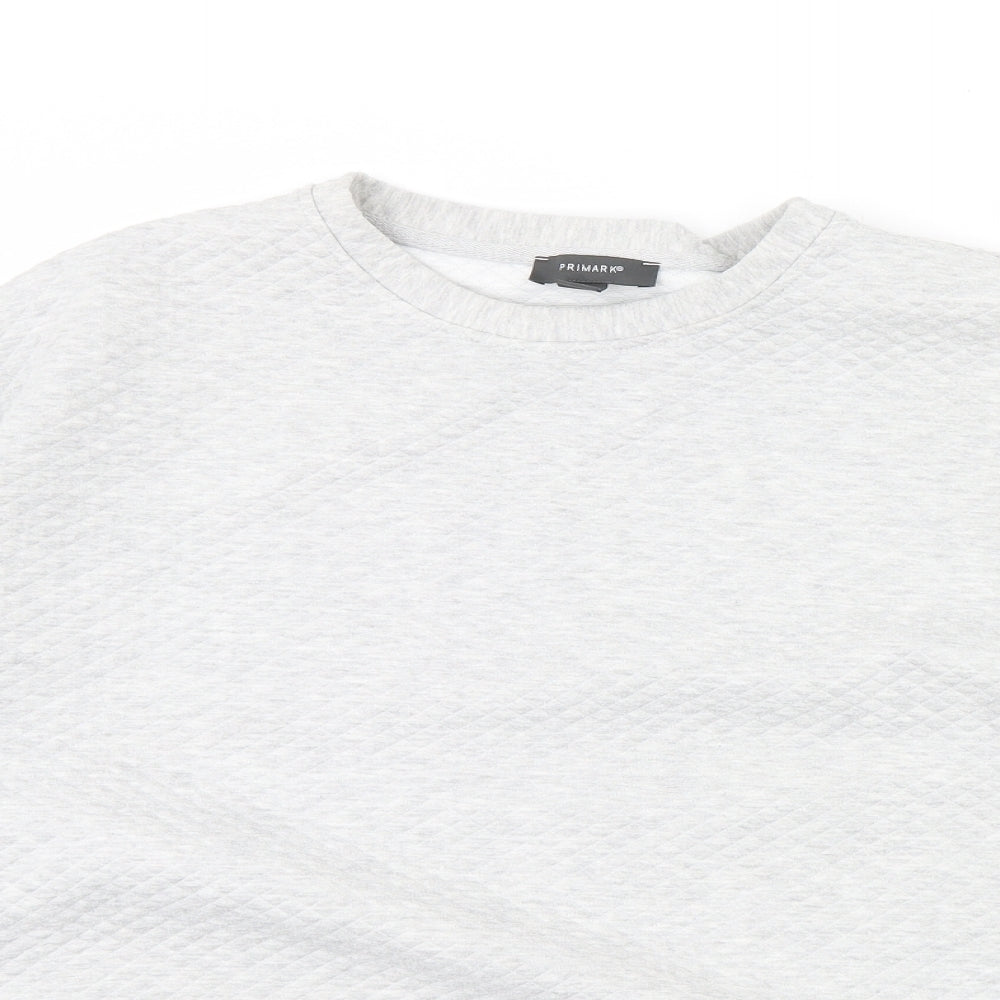 Primark Womens Grey   Pullover Jumper Size M