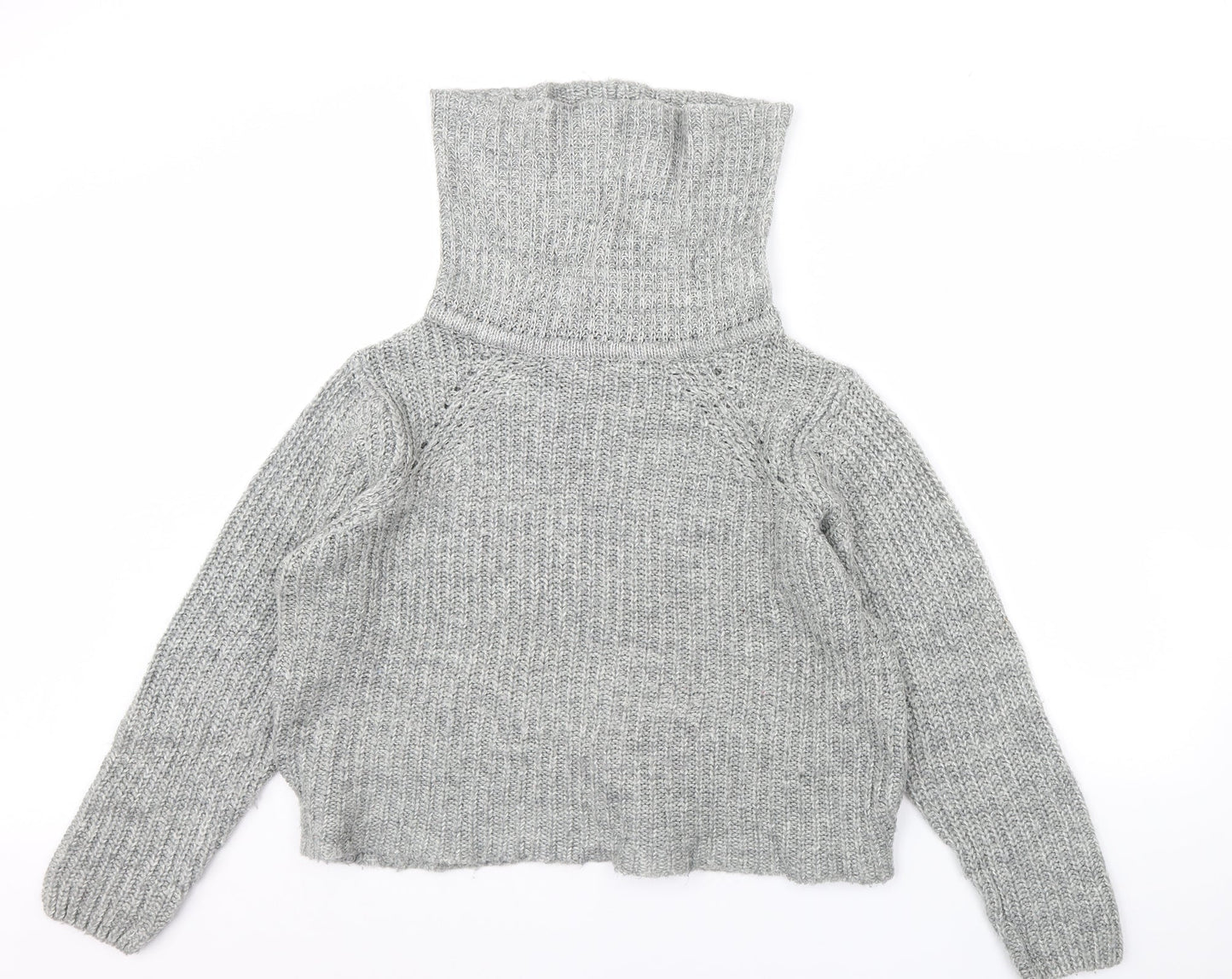 Womens UK Size 14 New Look Grey Pullover Jumper