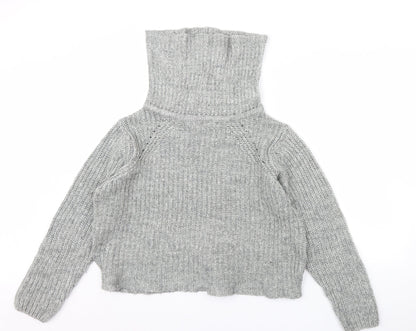 Womens UK Size 14 New Look Grey Pullover Jumper