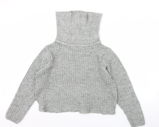 Womens UK Size 14 New Look Grey Pullover Jumper