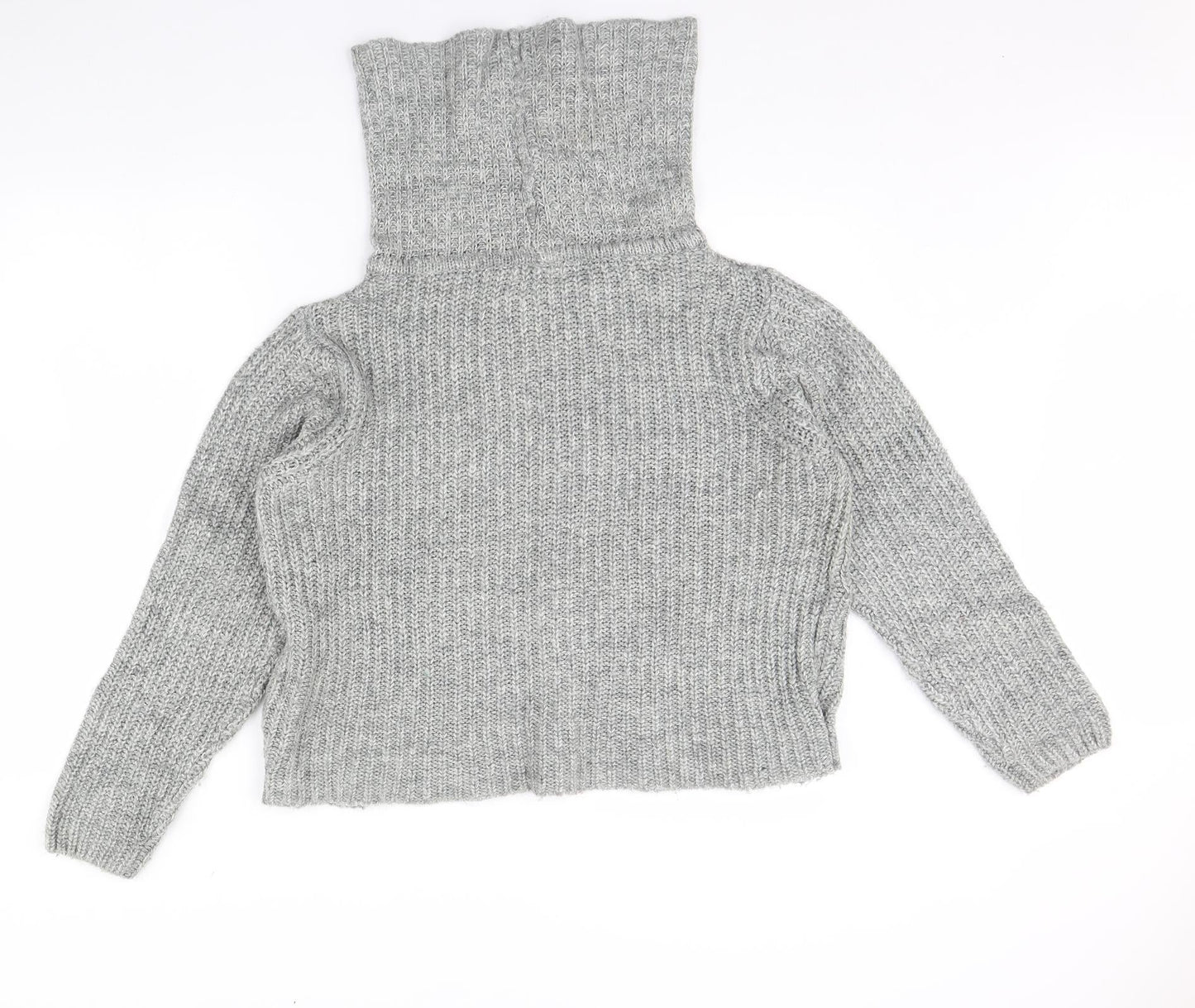 Womens UK Size 14 New Look Grey Pullover Jumper