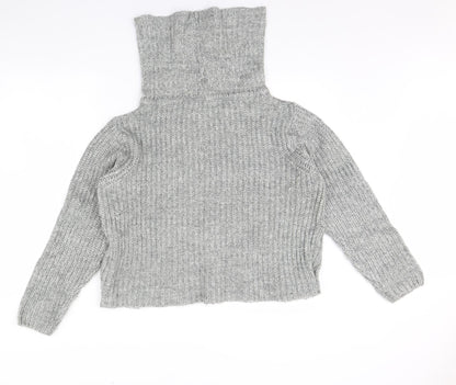 Womens UK Size 14 New Look Grey Pullover Jumper