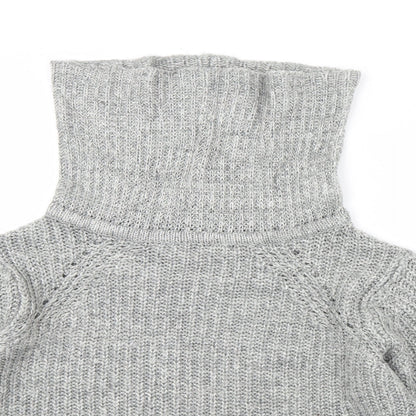 Womens UK Size 14 New Look Grey Pullover Jumper