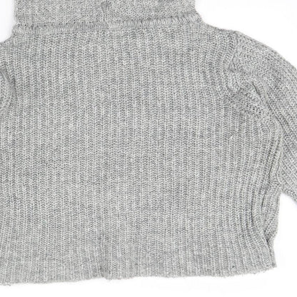 Womens UK Size 14 New Look Grey Pullover Jumper