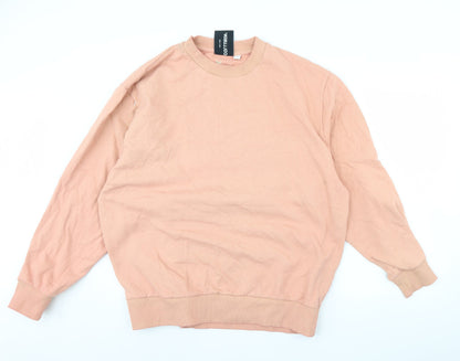 COLLUSION Womens Pink   Pullover Jumper Size 2XL