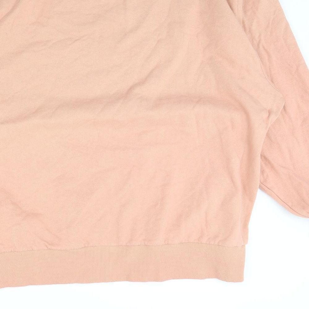 COLLUSION Womens Pink   Pullover Jumper Size 2XL