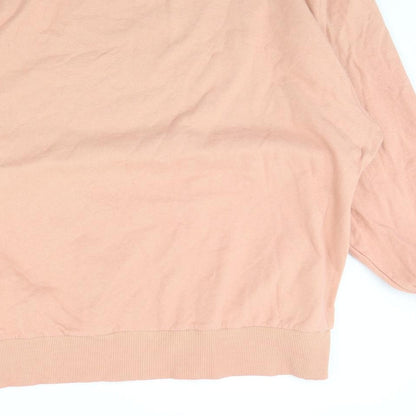 COLLUSION Womens Pink   Pullover Jumper Size 2XL