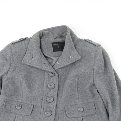 Womens UK Size 12 Dorothy Perkins Grey Jacket
