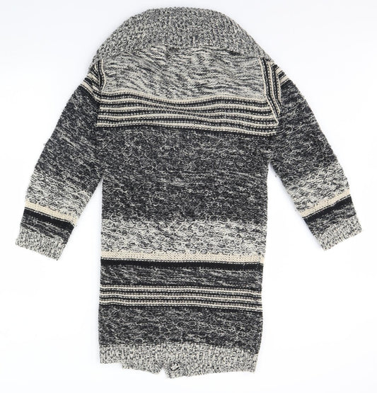 George Womens Black Striped  Jacket  Size 10