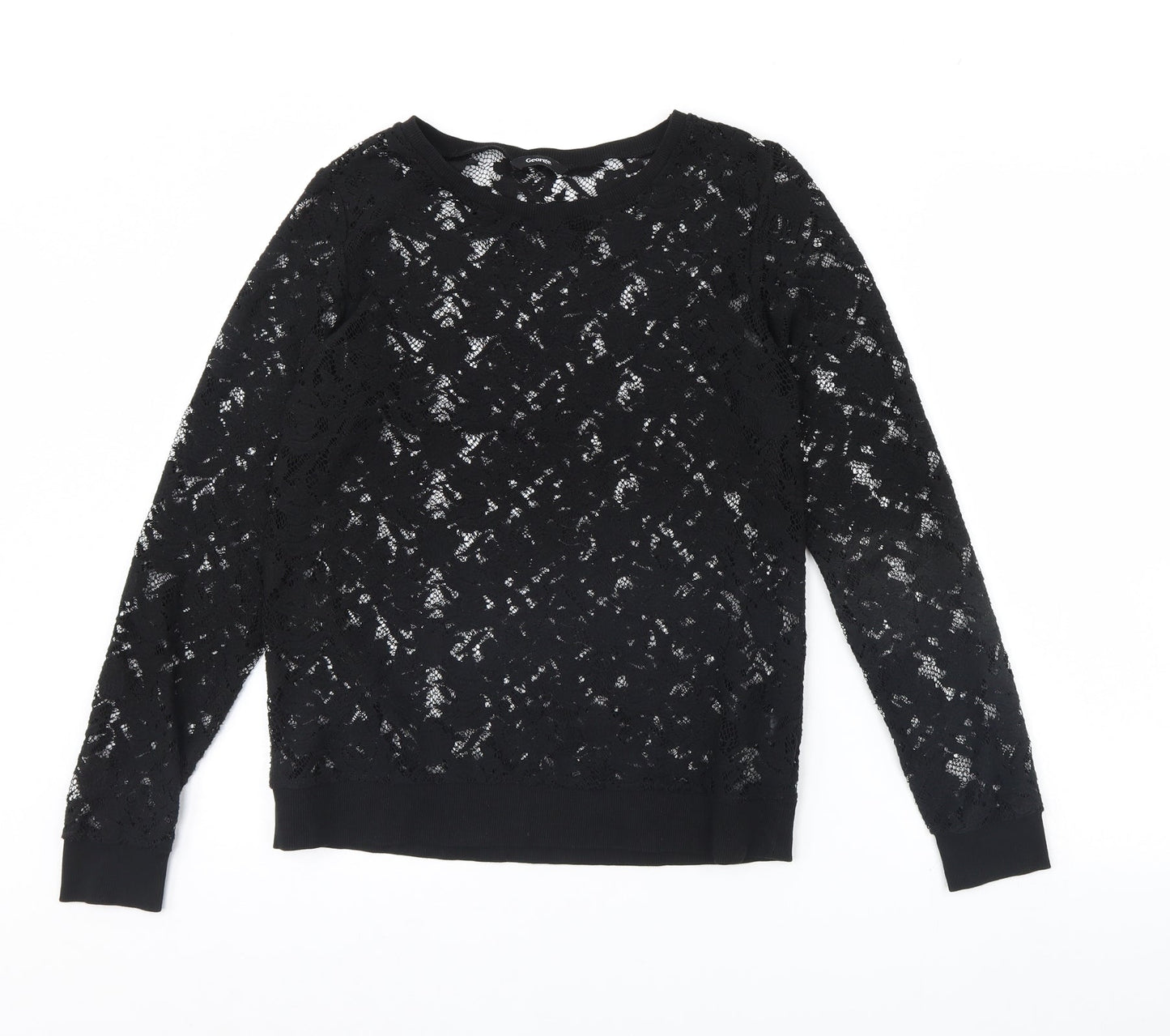 George Womens Black   Pullover Jumper Size 10