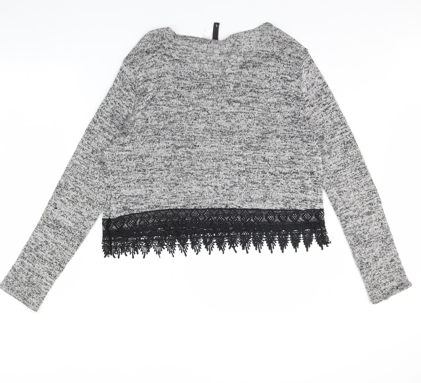 Womens UK Size L H&M Grey Pullover Jumper