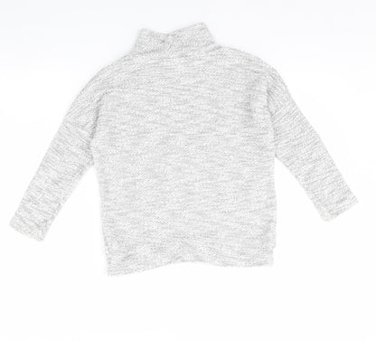 F&F Girls Grey   Pullover Jumper Size 7 Years