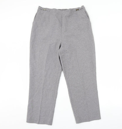 Womens UK Size 14 BHS Regular Fit  Grey Trousers