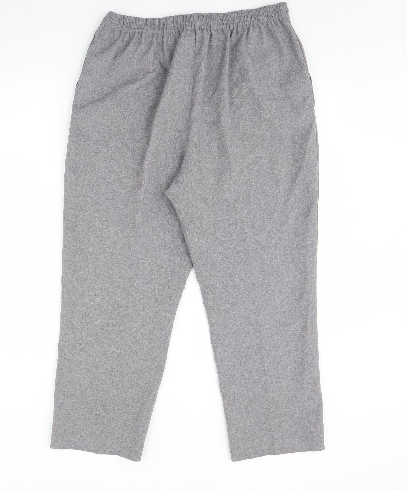 Womens UK Size 14 BHS Regular Fit  Grey Trousers