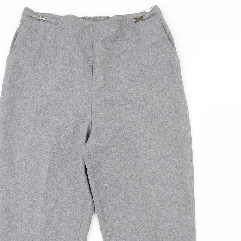 Womens UK Size 14 BHS Regular Fit  Grey Trousers