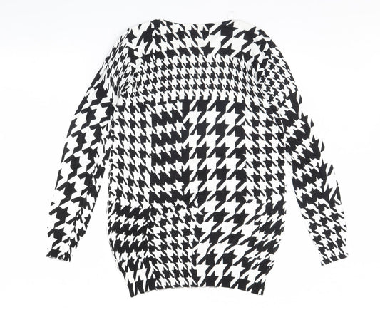 Womens UK Size 12 M&s Black Pullover Jumper