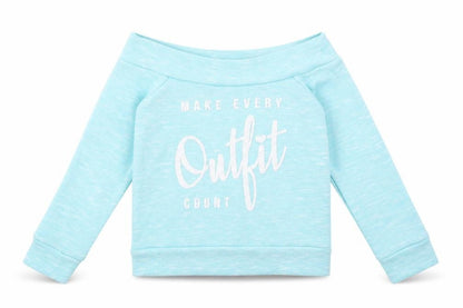 Boohoo Girls Blue   Pullover Sweatshirt Size 9-10 Years