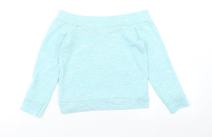 Boohoo Girls Blue   Pullover Sweatshirt Size 9-10 Years