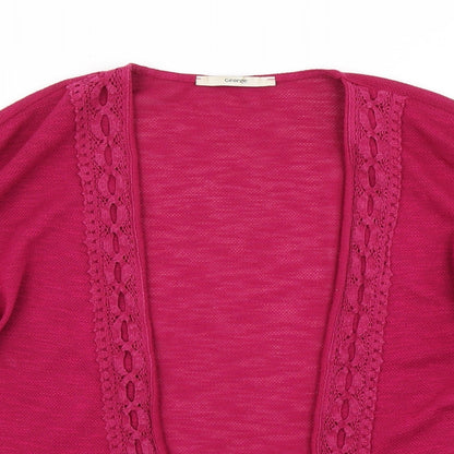 George Womens Pink  Knit Cardigan Jumper Size 8