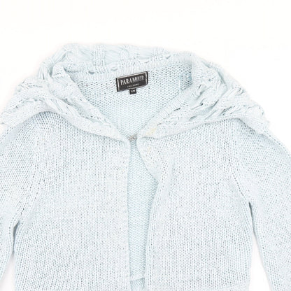 Paramour Mens Blue  Knit Cardigan Jumper Size S