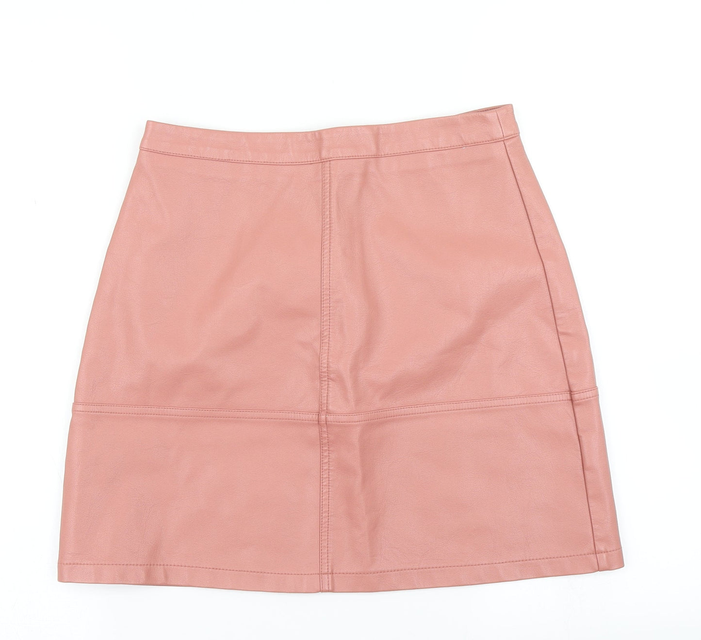 New Look Womens Pink   A-Line Skirt Size 8