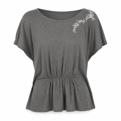 Womens UK Size 10 NEXT Green Basic T-Shirt