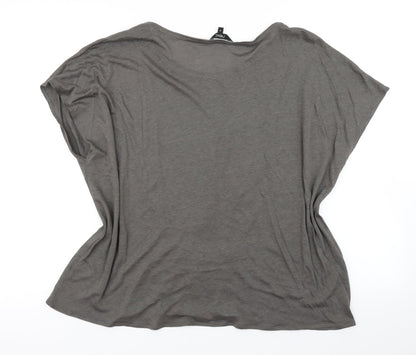 Womens UK Size 10 NEXT Green Basic T-Shirt
