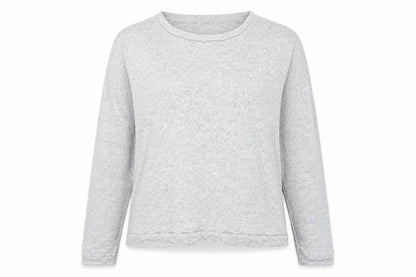 Womens UK Size 16 Avenue Grey Basic T-Shirt