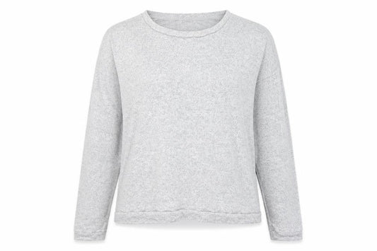 Womens UK Size 16 Avenue Grey Basic T-Shirt