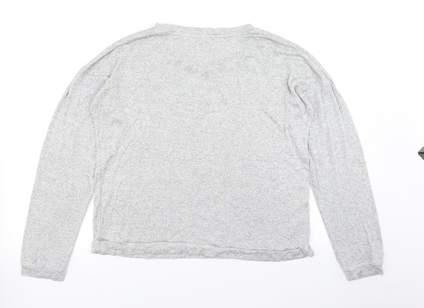 Avenue Womens Grey   Basic T-Shirt Size 16