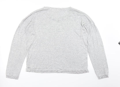 Avenue Womens Grey   Basic T-Shirt Size 16