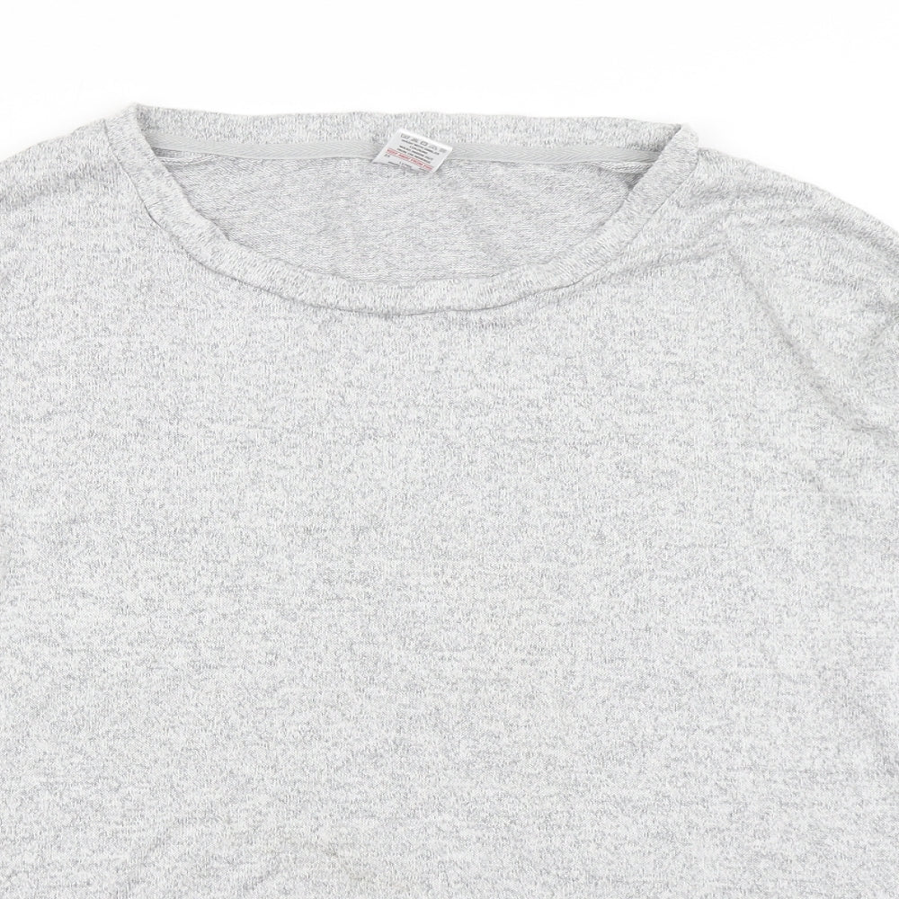 Avenue Womens Grey   Basic T-Shirt Size 16