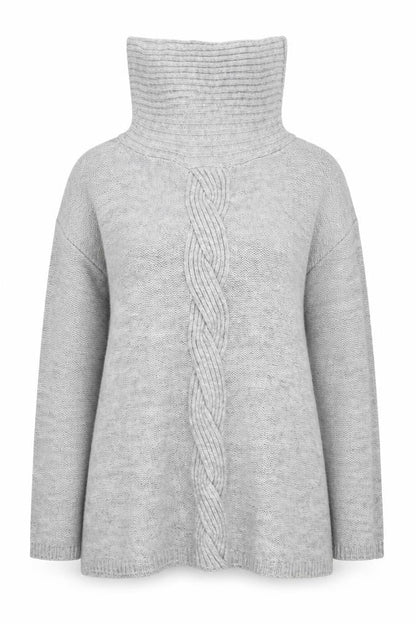 Elisabeth Scott Womens Grey  Rayon Pullover Jumper Size M