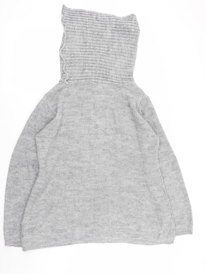 Elisabeth Scott Womens Grey  Rayon Pullover Jumper Size M