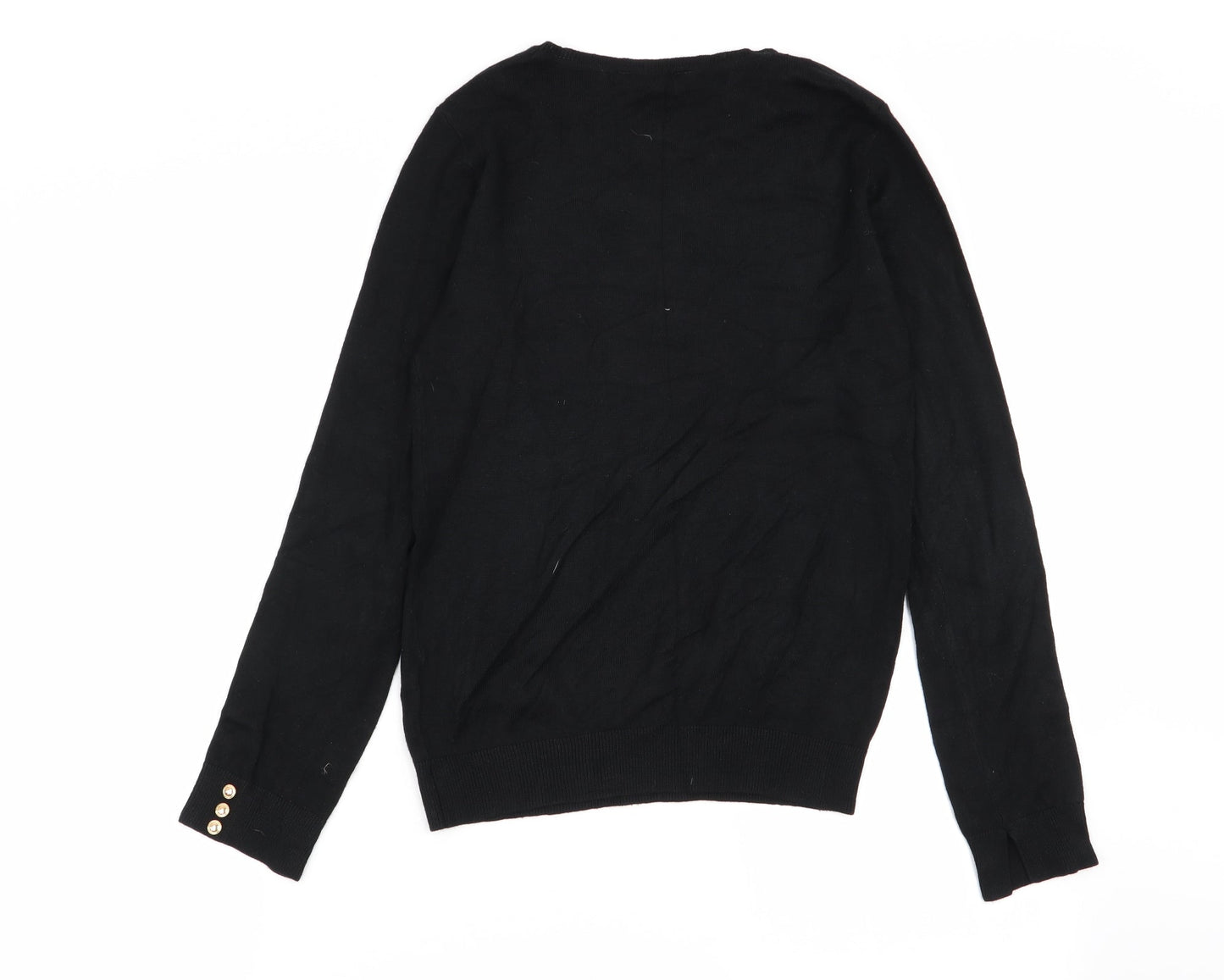 Womens UK Size 8 Dorothy Perkins Black Pullover Jumper