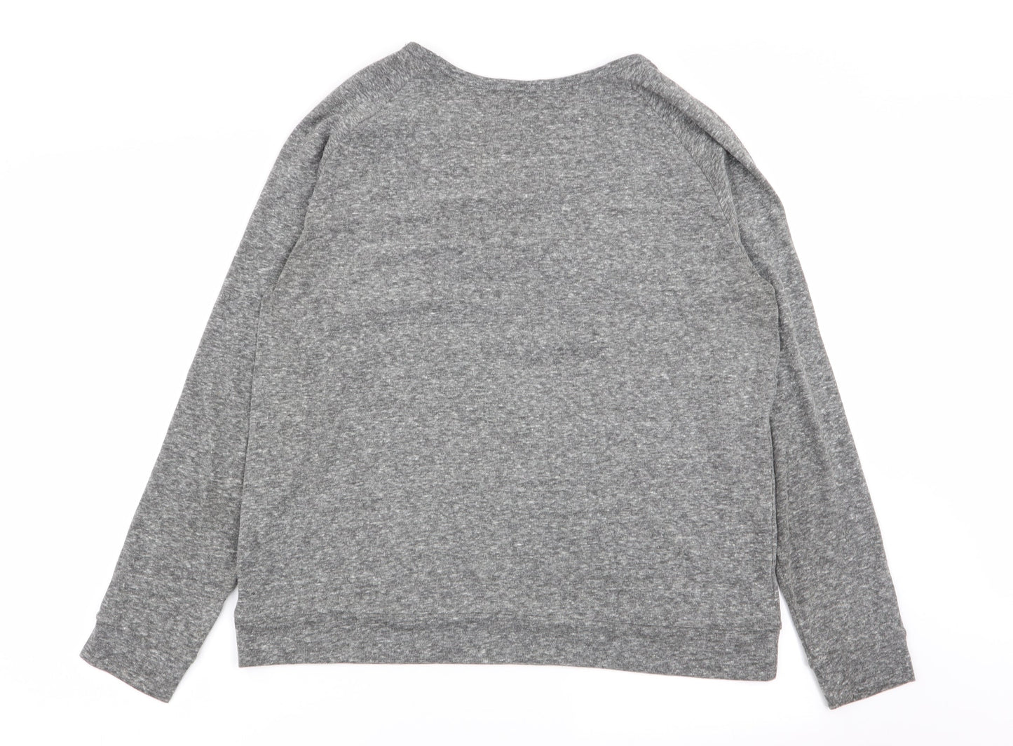 Papaya Womens Grey Solid  Top Pyjama Top Size 12