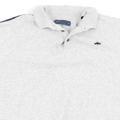 Easy Mens Grey    Polo Size M