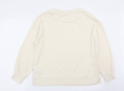Womens UK Size 8 H&M Ivory Pullover Jumper