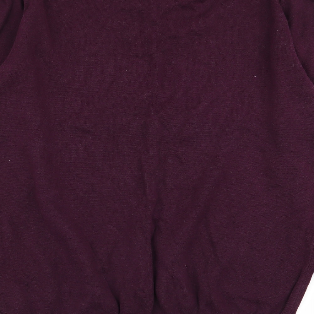 TU Mens Purple   Pullover Jumper Size S