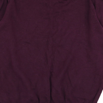 TU Mens Purple   Pullover Jumper Size S