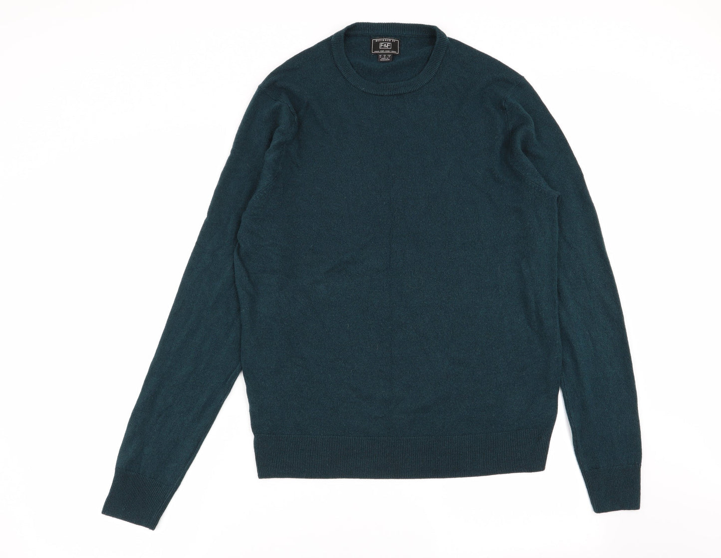 F&F Mens Green   Pullover Jumper Size M