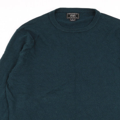 F&F Mens Green   Pullover Jumper Size M