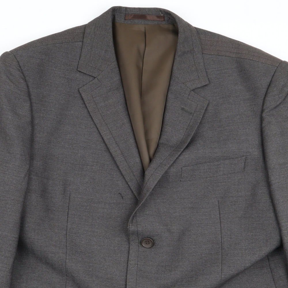 Mens UK Size 44 New Look Regular Grey Suit Jacket