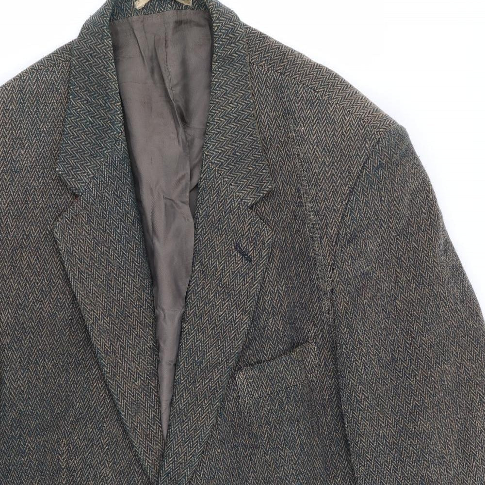 Mens UK Size 44 Brook Taverner Regular Multicoloured Suit Jacket