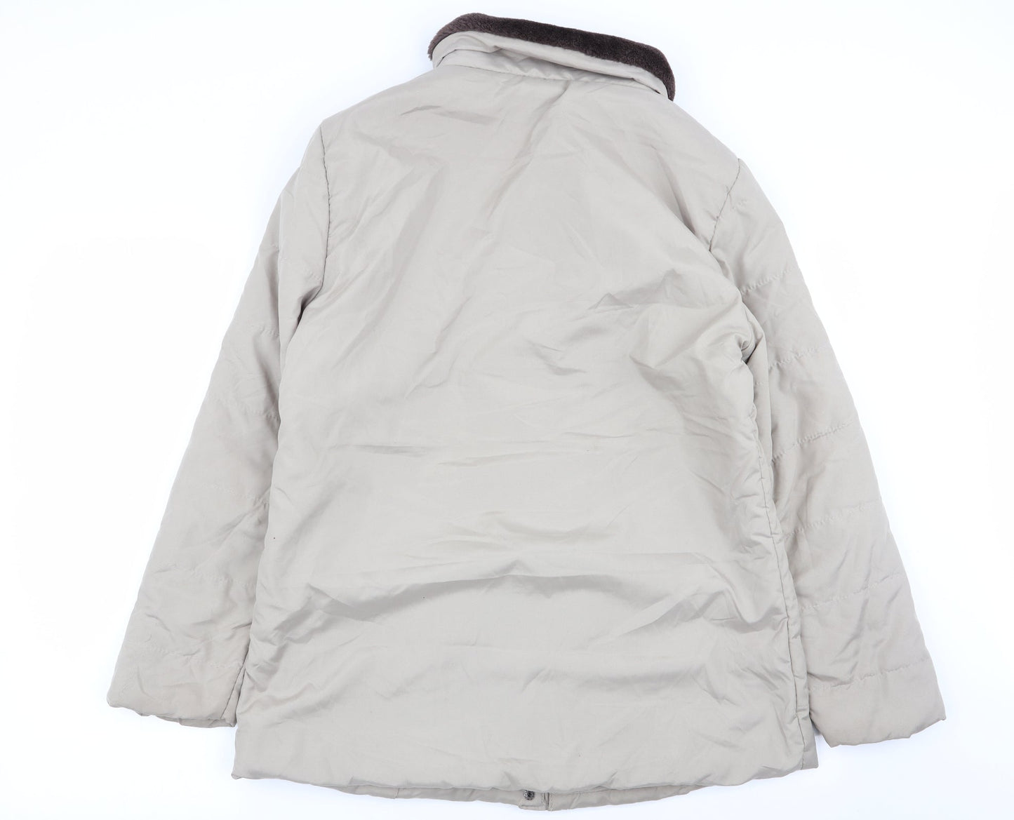 Womens UK Size S anne de lancay Beige Overcoat