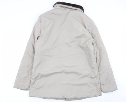 Womens UK Size S anne de lancay Beige Overcoat