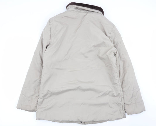 Womens UK Size S anne de lancay Beige Overcoat