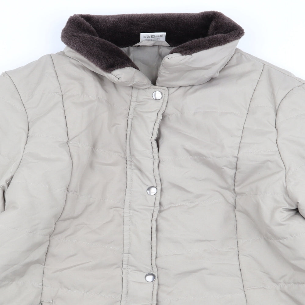 Womens UK Size S anne de lancay Beige Overcoat