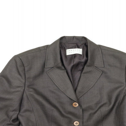Precis Womens Grey   Jacket Suit Jacket Size 10